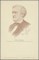 GA Thematik: Musik-Komponisten / Music-composers: 1900 (ca.), Berliner Packetfahrt. Postkarte 10 Pf Mit Rs. Porträtabbil - Musique