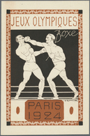 GA Thematik: Olympische Spiele / Olympic Games: 1924, France. Private Picture Postcard 15c Pasteur "Jeux Olympiques Pari - Altri & Non Classificati