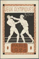 GA Thematik: Olympische Spiele / Olympic Games: 1924, France. Private Picture Postcard 15c Pasteur "Jeux Olympiques Pari - Other & Unclassified