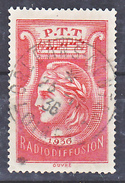 France Radiodiffusion 2  Oblitéré Used TB  Cote 25 - Radio Broadcasting