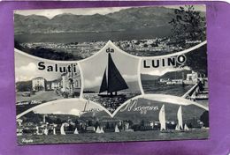 Saluti Da LUINO Lago Maggiore Piazza Liberta  Imbarcadero Regate - Luino