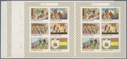 ** Thematik: Pfadfinder / Boy Scouts: 1969, Guinea. Collective, Progressive Proof (8 Phases) For The Miniature Sheet Of - Autres & Non Classés