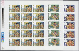 ** Thematik: Pfadfinder / Boy Scouts: 1983, Aitutaki. Complete Set SCOUTING YEAR (3 Values) In Imperforate Proof Miniatu - Other & Unclassified
