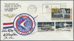 Br Thematik: Raumfahrt / Astronautics: 1971, THE-"Scott-Cover" USA, MOON COVER APOLLO 15, Envelope (#37) Carried To The - Altri & Non Classificati
