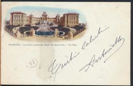 °°° 7288 - FRANCE - 13 - MARSEILLE - LE PALAIS LONGCHAMP MUSEE - 1900 With Stamps °°° - Museen