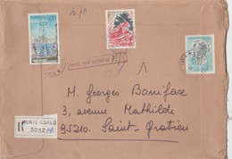 MONACO YT 871+940+PA89 SUR LETTRE REC MONTE CARLO 30/5/74 POUR ST GRATIEN -               TDA5 - Lettres & Documents