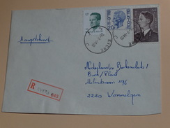Delcampe - Doc. à Partir De Evere Le 24/08/84 En Recommandé - Covers & Documents