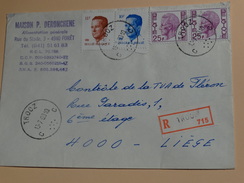 Delcampe - Doc. à Partir De Trooz Le 13/07/83 En Recommandé - Covers & Documents