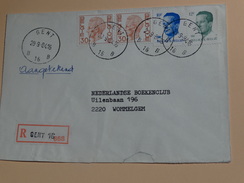Delcampe - Doc. à Partir De Gent Le 28/09/84 En Recommandé - Covers & Documents