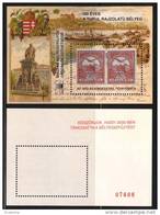 HUNGARY-2000.Commemorativ Sheet - 100th Anniversary Of The Turul Stamp/Perforated/Red Numbered MNH!! - Commemorative Sheets