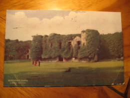 BEAUMARIS CASTLE Rochdale 1913 Cancel Post Card Anglesey Wales UK GB - Anglesey