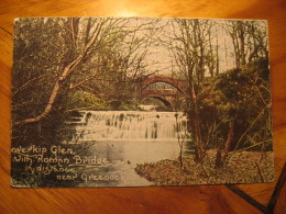 ROMAN BRIDGE GREENOCK Bath 1906 Cancel Post Card Renfrewshire Scotland UK GB - Renfrewshire