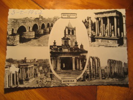 MERIDA Recuerdo Archaeology Archeology BADAJOZ Extremadura Post Card SPAIN - Mérida