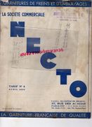 CATALOGUE NECTO NECTOBLOC- GARNITURES FREINS EMBRAYAGES- 37 RUE ACACIAS PARIS - AVRIL 1933- BOUCHAUD VIALLARD LIMOGES - Automobil