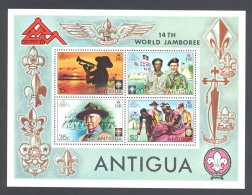 Antigua - 1975 Scouts Block MNH__(THB-5640) - 1960-1981 Autonomie Interne