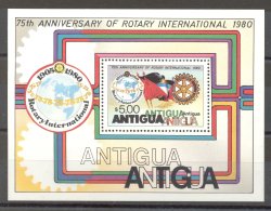 Antigua - 1980 Rotary Club Block MNH__(TH-17356) - 1960-1981 Ministerial Government