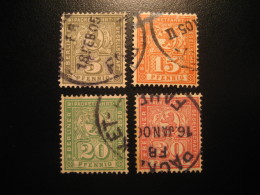 BERLIN Michel 76/9 (Cat. 1999: 115 Eur) Packetfahrt Gesellschaft PRIVATE Stamp Local Postal Service Germany - Postes Privées & Locales