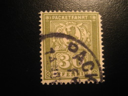 BERLIN Michel 84 (Cat. 1999: 7,50 Eur) Packetfahrt Gesellschaft PRIVATE Stamp Local Postal Service Germany - Private & Local Mails
