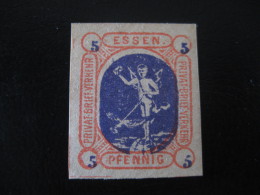 ESSEN Michel 27 (Cat. 1999: 5 Eur) PRIVATE Stamp Local Postal Service Germany - Private & Local Mails