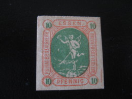 ESSEN Michel 28 (Cat. 1999: 5 Eur) PRIVATE Stamp Local Postal Service Germany - Privatpost