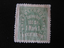 HAMBURG Hammonia Michel 2 PRIVATE Stamp Local Postal Service Germany - Private & Local Mails