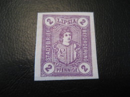 LEIPZIG Lipsia PRIVATE Stamp Local Postal Service Germany - Private & Local Mails