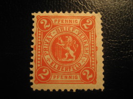 WUPPERTAL Elberfeld Privat Brief Verkehr Michel 3 PRIVATE Stamp Local Postal Service Germany - Postes Privées & Locales