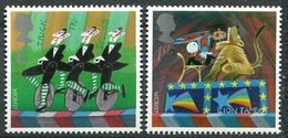 210 GRANDE BRETAGNE 2002 - Yvert 2326/27 - Europa Cirque - Neuf ** (MNH) Sans Trace De Charniere - Unused Stamps