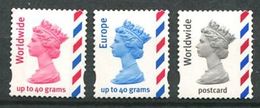 210 GRANDE BRETAGNE 2003/04 - Yvert 2425/26 Et 2545 Adhesif - Serie Courante Elizabeth II - Neuf ** (MNH) Sans Charniere - Unused Stamps