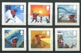 210 GRANDE BRETAGNE 2004 - Yvert 2594/99 Adhesif - Pere Noel Neige - Neuf ** (MNH) Sans Trace De Charniere - Ungebraucht