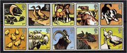 210 GRANDE BRETAGNE 2005 - Yvert 2606/15 - Vache Cheval Mouton Chien Cochon - Neuf ** (MNH) Sans Trace De Charniere - Ungebraucht