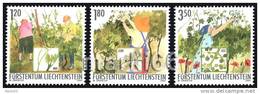 Liechtenstein - 2003 - Months, Viticulture In May, June, July - Mint Stamp Set - Nuovi