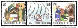 Liechtenstein - 2003 - Months, Viticulture In November, December, January - Mint Stamp Set - Nuevos