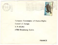 TURCHIA - Turkey - TURKIYE - 1990 - 700 Lira Caretta Caretta, Turtle - Viaggiata Da Elâzığ Per Strasbourg, F - Storia Postale