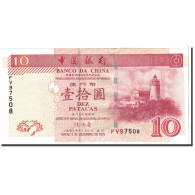 Billet, Macau, 10 Patacas, 2003, 2003-12-08, KM:102, NEUF - Macau