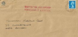 UK 2000 FPO 209 Osnabruck Germany Machin Forces Military Domestic Cover - Militaria