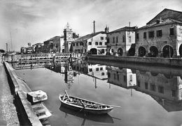 06526 "ROVIGO - LOREO - RIVIERA" ANIMATA, BARCA, VERA FOTO.   CART SPED 1963 - Rovigo