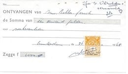 Netherlands Fiscals Revenues Stempelmarke On Document - Fiscales