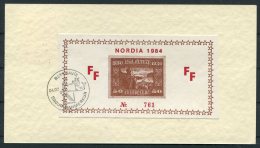 1984 Iceland Anglo-Nordic Philatelic Postcard. NORDIA Reykjavik FF Limited Edition 761 - Brieven En Documenten