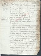 LAGNY AN 10 ACTE D OBLIGATION ENTRE TURQUIN & GAUDON 3 PAGES : - Manuscripts