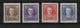 MONACO - 1933 - NYVERT N° 115/118 * CHARNIERE LEGERE - COTE = 67 EUROS - Neufs