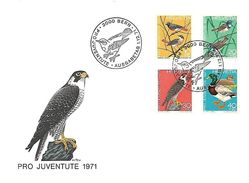 Switserland - 1971 - FDC Pro Juventute - - Kraanvogels En Kraanvogelachtigen