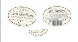 Etiquette De VIN " Vin De Pays Des SABLES DU GOLFE DU LION - Les Embruns " - Vin De Pays D'Oc