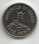 Jersey 5 Pence 2008. UNC KM#105 - Jersey