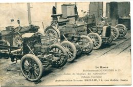 76 - Le Havre : Ets SCHNEIDER - Atelier De Montage Des Automobiles BRILLIE, 19 Rue Auber - PARIS - Andere
