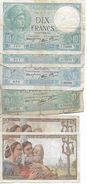 1939/1943 - 6 Banknoten, 5 Scan - Sin Clasificación