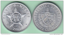 2007-MN-111 CUBA 2007 20c ALUMINIUM. UNC. - Cuba