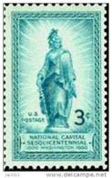 USA 1950 Scott 989, Statue Of Freedom On Capitol, MNH (**) - Unused Stamps