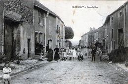 52 - HAUTE MARNE - CLEFMONT - Grande Rue - 1917 - Très Bon état - 2 Scans - Clefmont