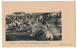 CPA - DJIBOUTI - Stand Des Automobiles Du Désert - Dschibuti